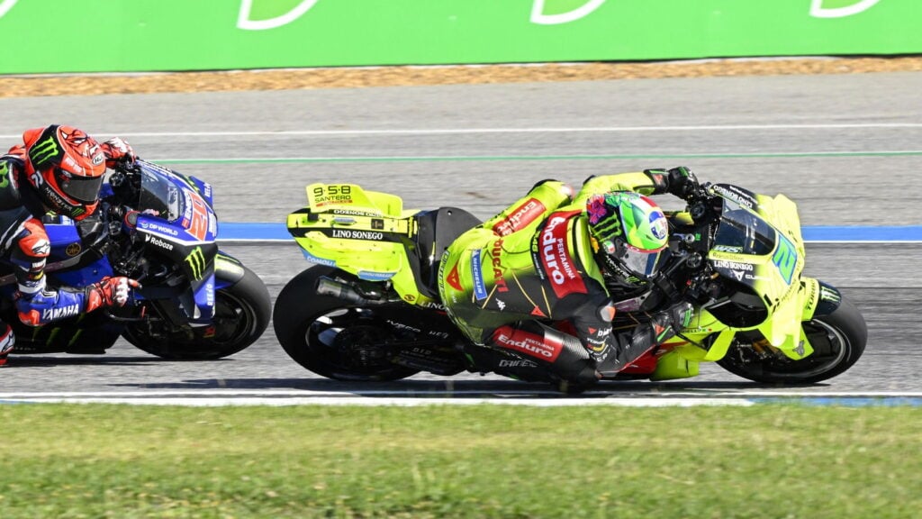 Morbidelli: “Thai MotoGP iki farklı yarış gibiydi” – GP25 Ducati ile start sorunu sürüyor